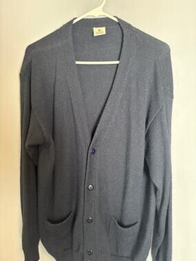 Alpaca Warehouse Knit Cardigan Navy Size L